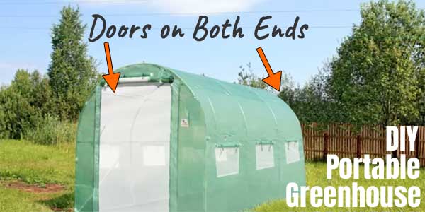 DIIY Bärbart Växthuskit med 2 Dörrar